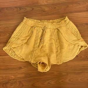 Mustard Bohemian Shorts